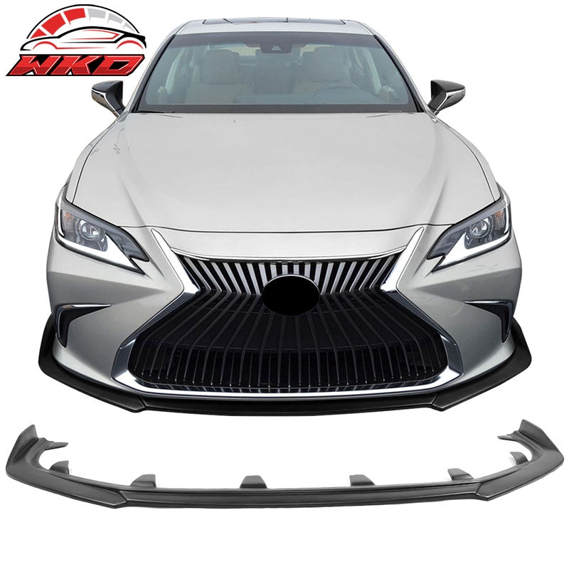 Fits 19-25 Lexus ES350 ES300h IKON Style Front Bumper Lip Spoiler Unpainted PP
