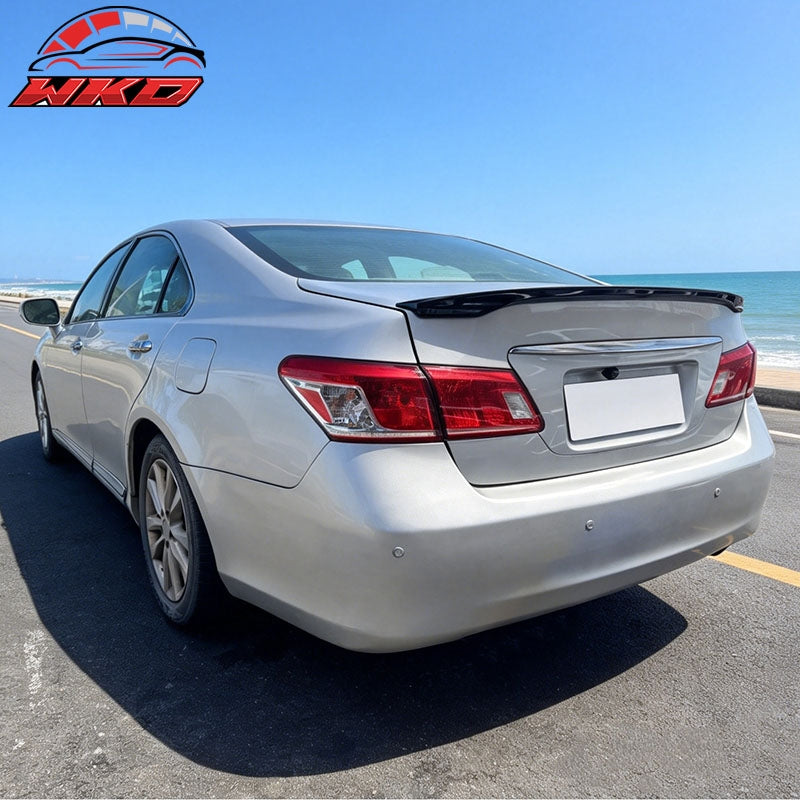 Fits 07-12 Lexus ES350 XV40 IKON Style Rear Trunk Spoiler Wing Lip Gloss Black