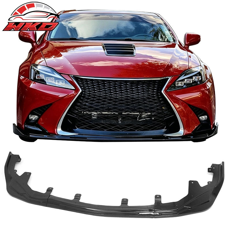 Wholesale 16-20 Lexus GS F Sport IKON Style 3PCS Front Bumper Lip Spoiler Gloss Black