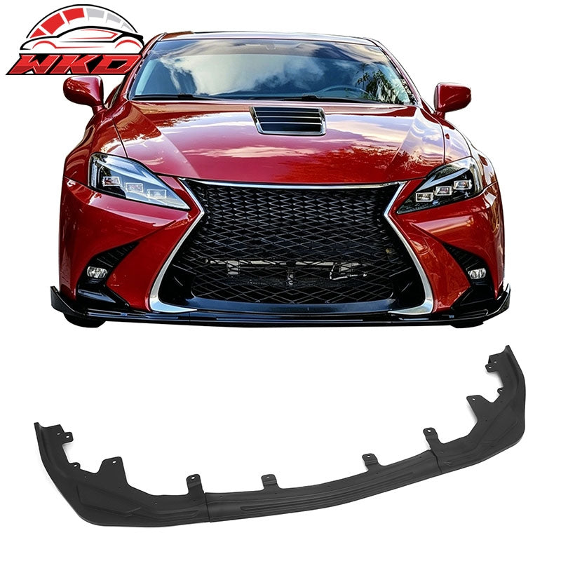 Wholesale 16-20 Lexus GS F Sport IKON Style 3PCS Front Bumper Lip Spoiler Matte Black