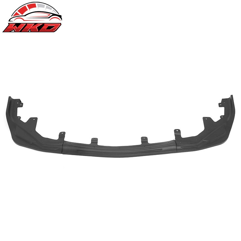 Fits 16-20 Lexus GS F Sport IKON Style 3PCS Front Bumper Lip Spoiler Matte Black