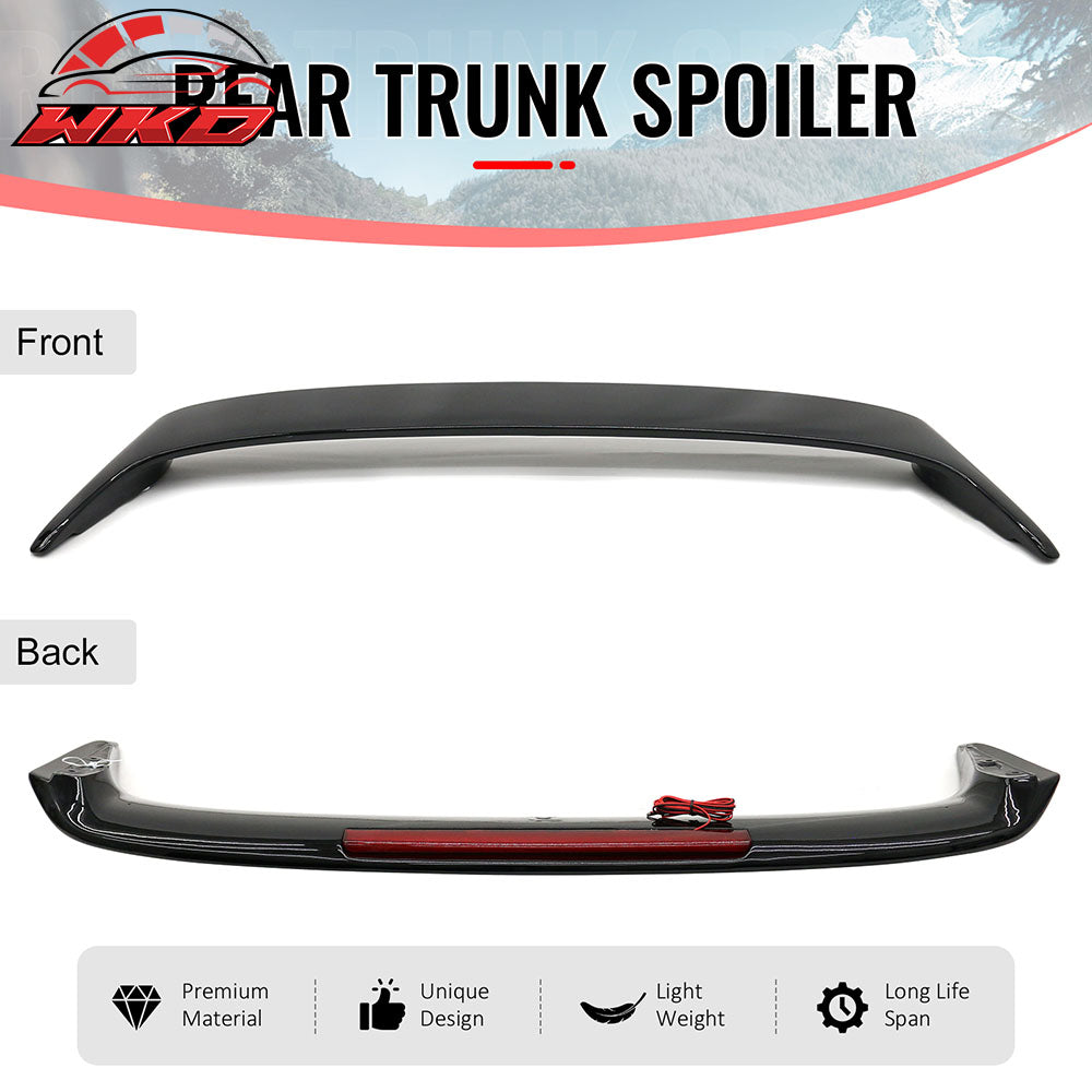 For 98-05 Lexus GS300 GS400 & 01-05 IS300 Trunk Spoiler W/LED Brake Gloss Black