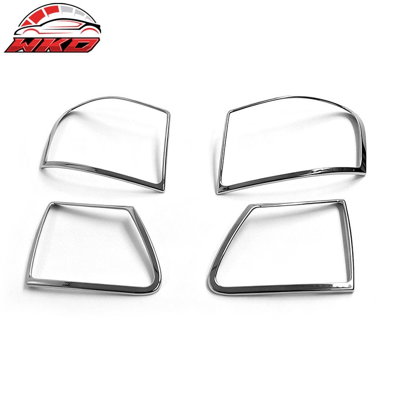 Fits 06-11 Lexus GS-Series Chrome Rear Tail Light Bezels Trims ABS 4PCS Set