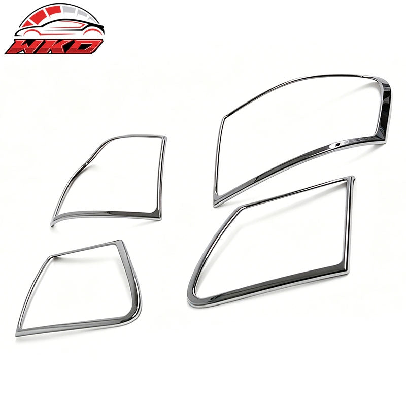Fits 06-11 Lexus GS-Series Chrome Rear Tail Light Bezels Trims ABS 4PCS Set