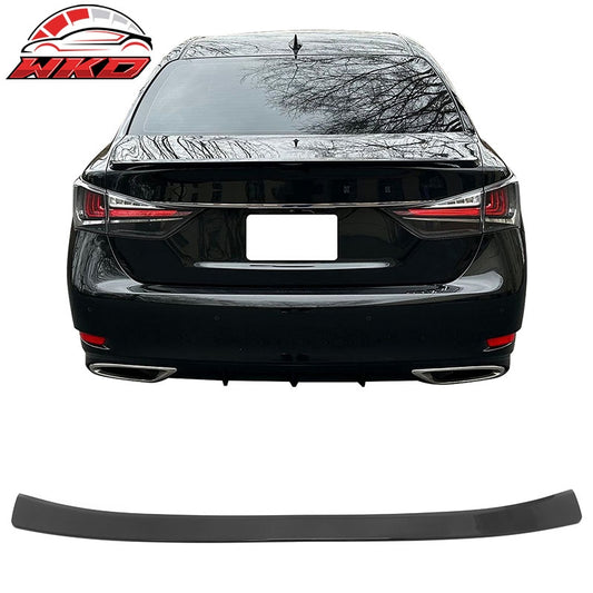 Wholesale 13-20 Lexus GS-Series L10 IKON Style Rear Trunk Spoiler Wing Gloss Black - Wikond Auto