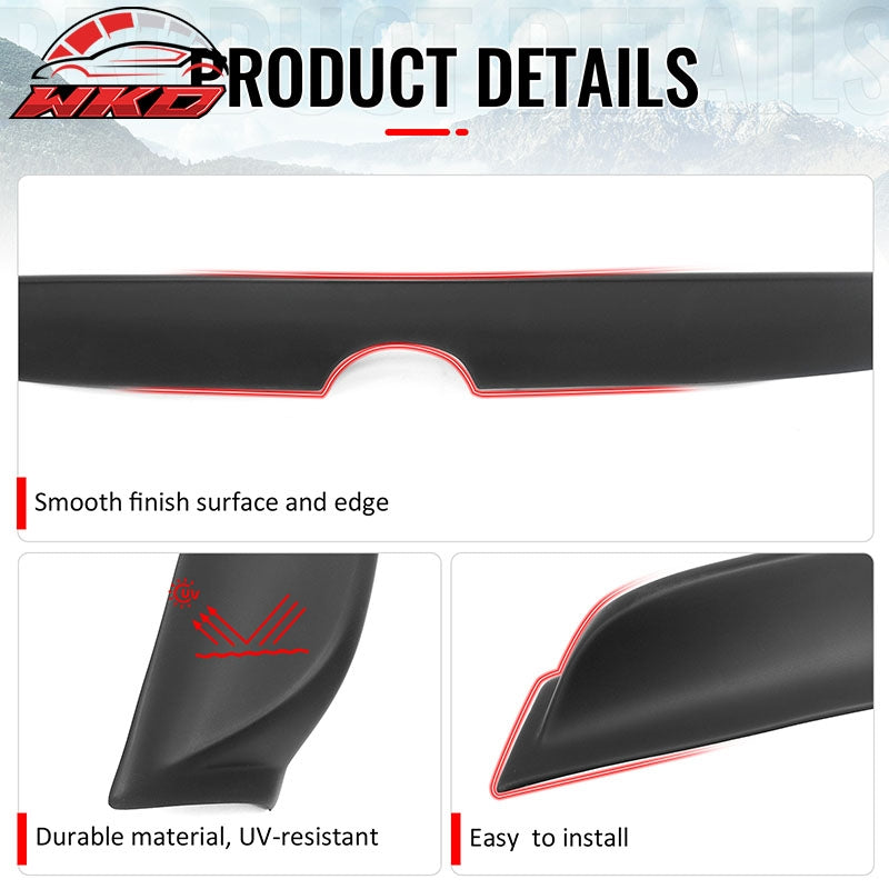 Fits 13-20 Lexus GS350 GS300 GS450h Duckbill Style Trunk Spoiler Matte Black ABS