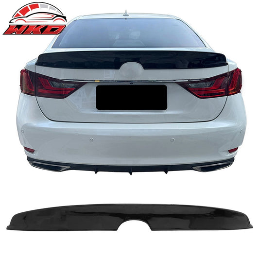 Wholesale 13-20 Lexus GS350 GS300 GS450h Duckbill Style Trunk Spoiler Gloss Black ABS - Wikond Auto