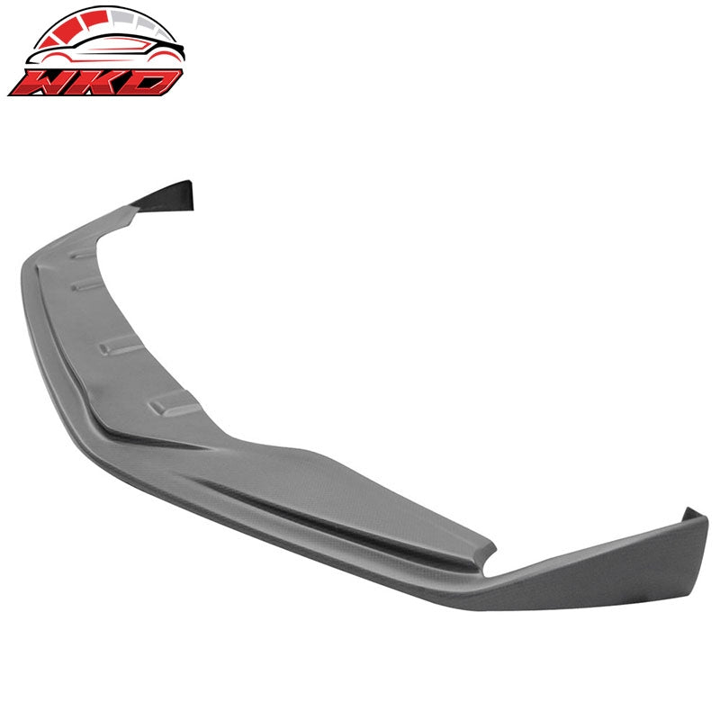 For 13-15 Lexus GS350 GS450 F Sport SK Style Front Bumper Lip Matte Carbon Fiber