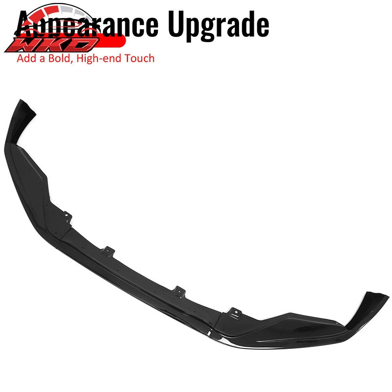 For 13-15 Lexus GS350/GS450h F Sport IKON Style Front Bumper Lip Gloss Black 3PC