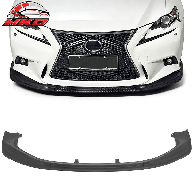 Wholesale 14-16 Lexus IS F Sport 4Dr IKON 3 Style 3PCS Front Bumper Lip Matte Black