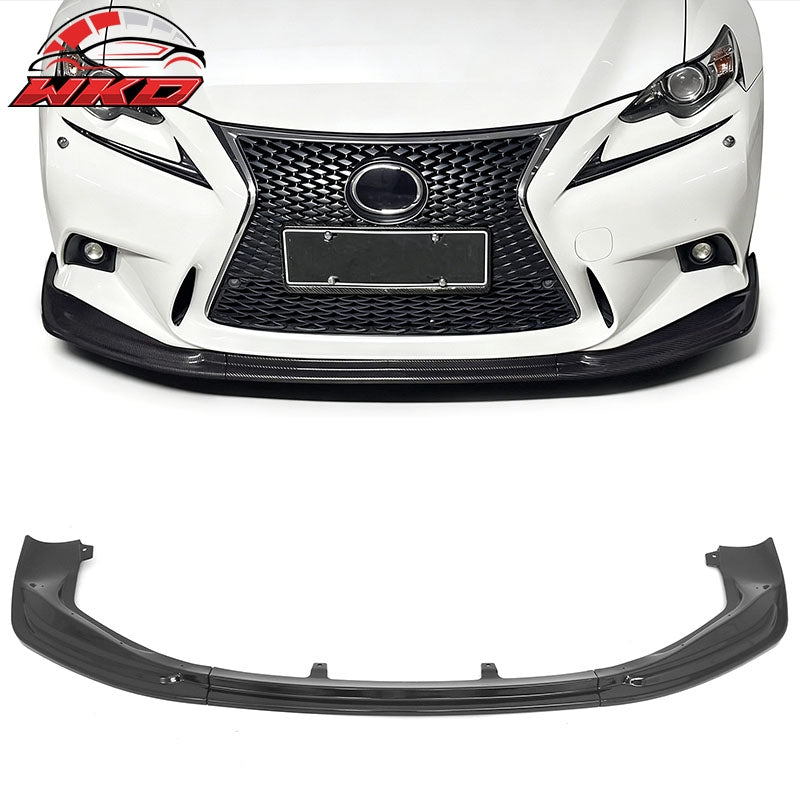 Wholesale 14-16 Lexus IS F Sport 4Dr IKON 3 Style 3PCS Front Bumper Lip Gloss Black
