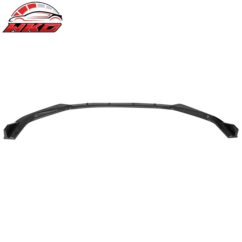 Fits 14-16 Lexus IS F Sport IKON Style 3PCS Front Bumper Lip Carbon Fiber Print