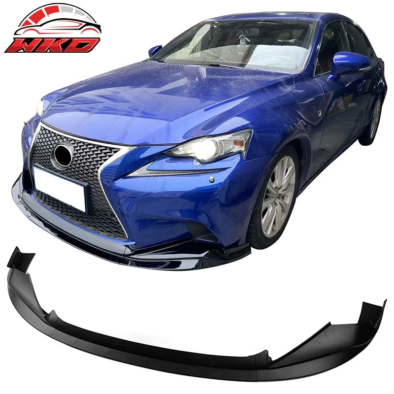 Wholesale 14-16 Lexus IS F Sport R Style PP Front Bumper Lip Chin Spoiler Matte Black