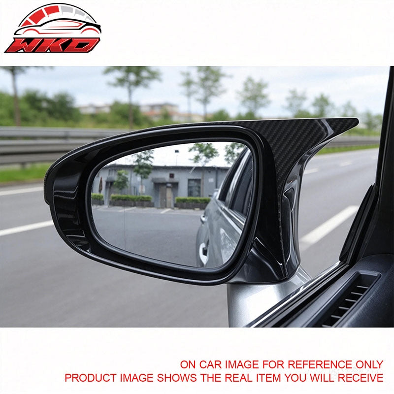 Fits 14-20 Lexus IS Sedan M Style Rear View Mirror Covers Caps Gloss Black ABS