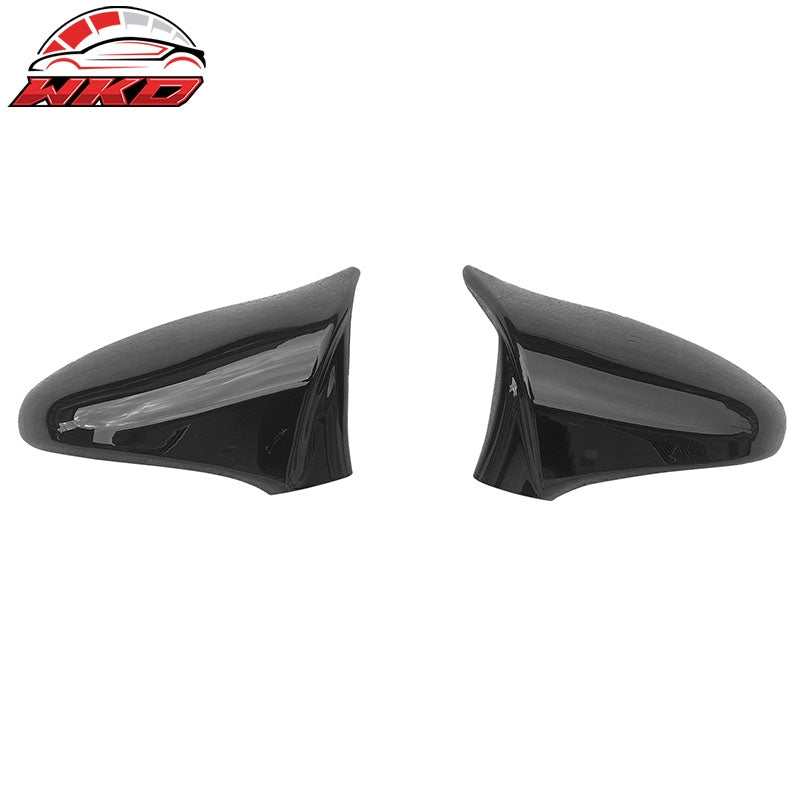 Fits 14-20 Lexus IS Sedan M Style Rear View Mirror Covers Caps Gloss Black ABS