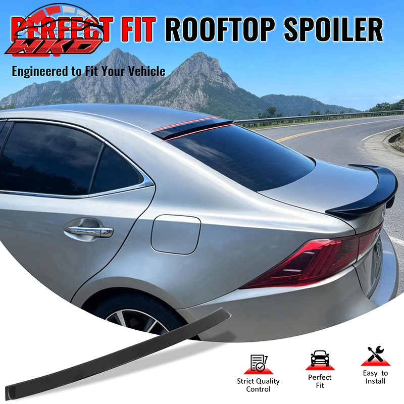 Wholesale 14-20 Lexus IS-Series XE30 Sedan F-Sport Style Roof Spoiler Gloss Black - Wikond Auto