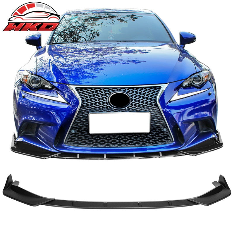 Wholesale 14-16 Lexus IS250 F Sport IKON Style 3PCS Front Bumper Lip Kit Matte Black