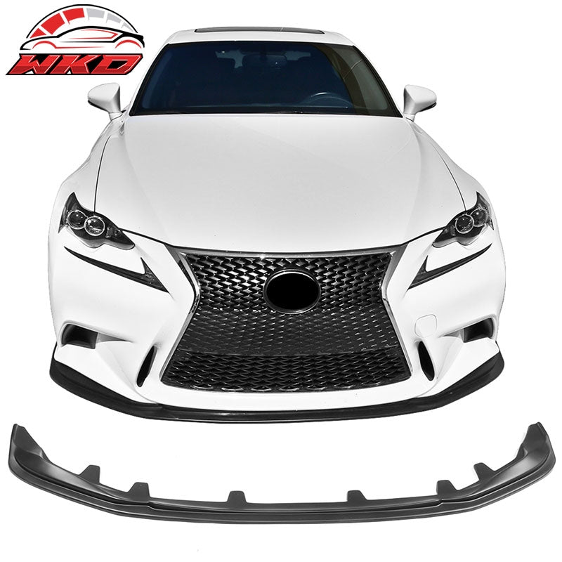Wholesale 14-16 Lexus IS250 IS300 IS350 F Sport Front Bumper Lip PP Matte Black