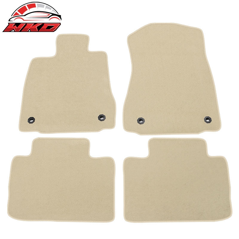 Wholesale 14-26 Lexus IS250 IS300 RWD Nylon Floor Mats Liner Beige Front Rear Carpet