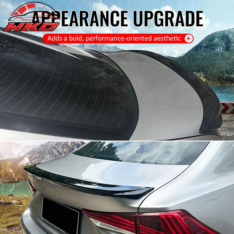 Wholesale 14-20 Lexus IS250 IS300 XE30 Sedan OE Style Rear Trunk Spoiler Gloss Black - Wikond Auto