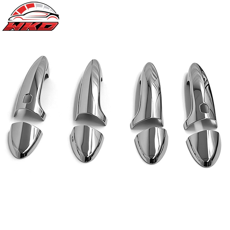 Fits 06-13 Lexus IS250/IS350 Chrome ABS Door Handle Cover w/ 2 Smart Key Cut-Out