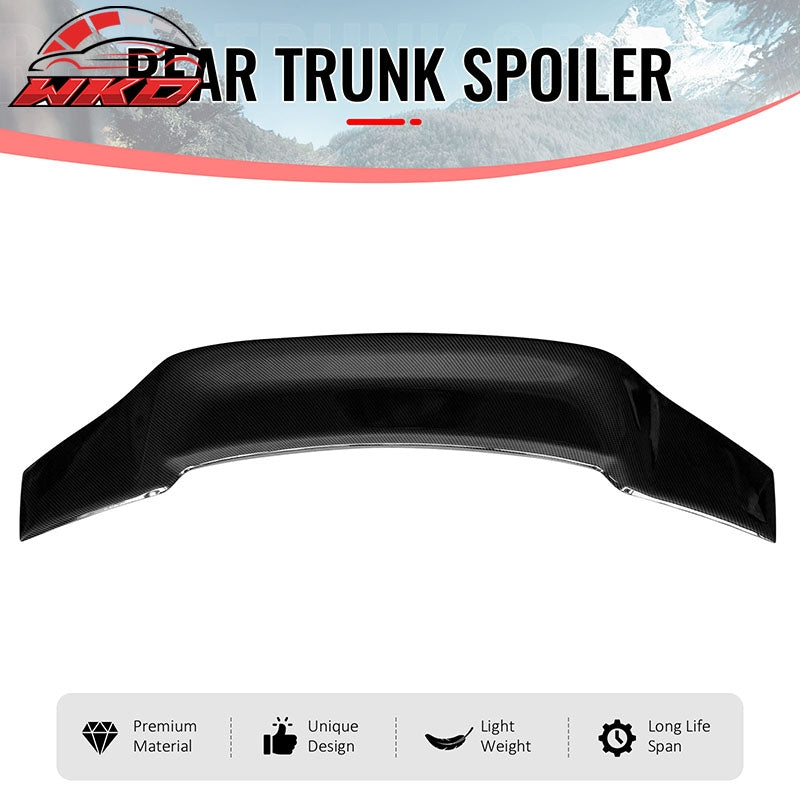 Fits 06-14 Lexus IS250 IS350 IS F 4DR Trunk Spoiler Carbon Fiber Print R Style
