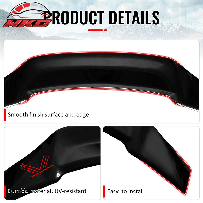 Fits 06-14 Lexus IS250 IS350 IS F 4DR Trunk Spoiler Wing Gloss Black R Style ABS