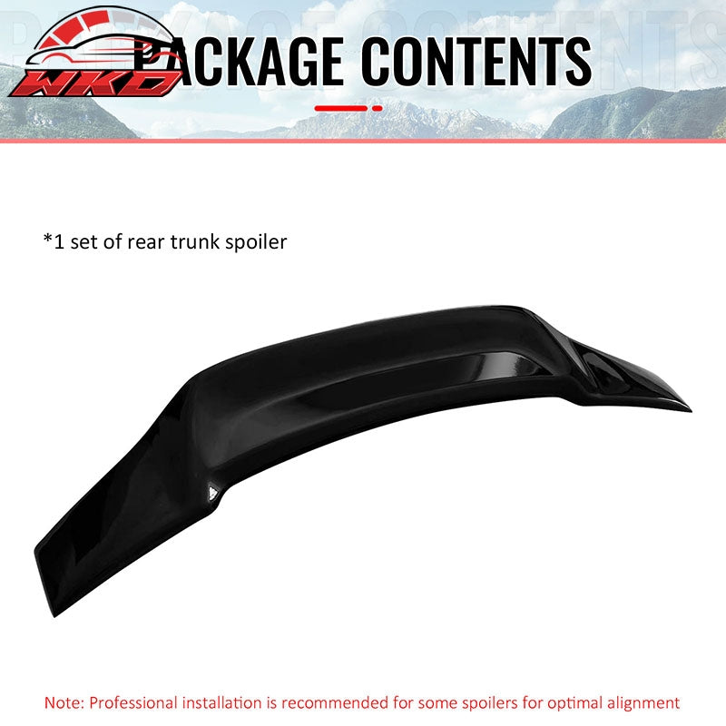 Fits 06-14 Lexus IS250 IS350 IS F 4DR Trunk Spoiler Wing Gloss Black R Style ABS