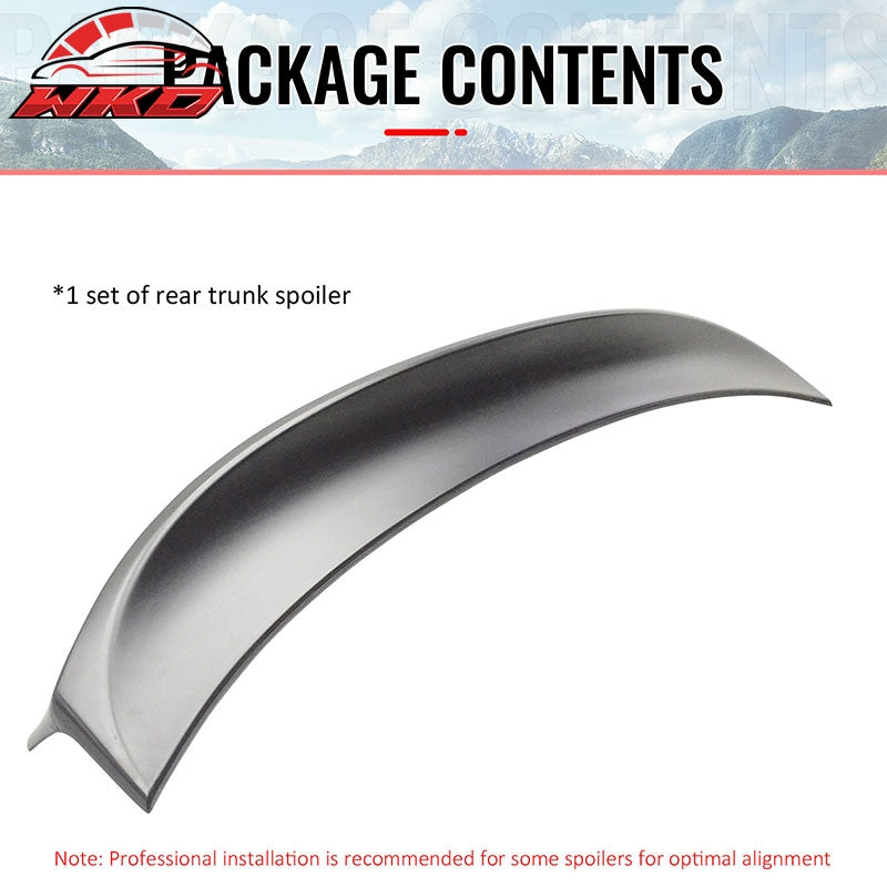 Fits 06-13 Lexus IS250 IS350 IS F Sedan WD Style Rear Trunk Spoiler Unpainted