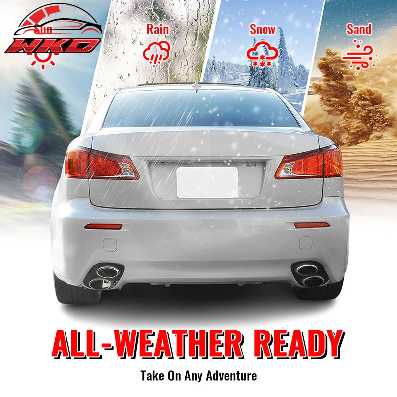 Fits 06-13 Lexus IS250 IS350 IS F Style Rear Bumper Cover W/O PDC W/Muffler Tip