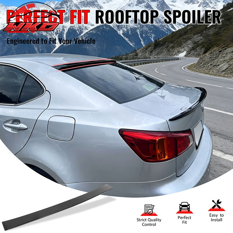 Wholesale 06-13 Lexus IS250 IS350 IS F Sedan OE Style Rear Roof Spoiler Gloss Black - Wikond Auto