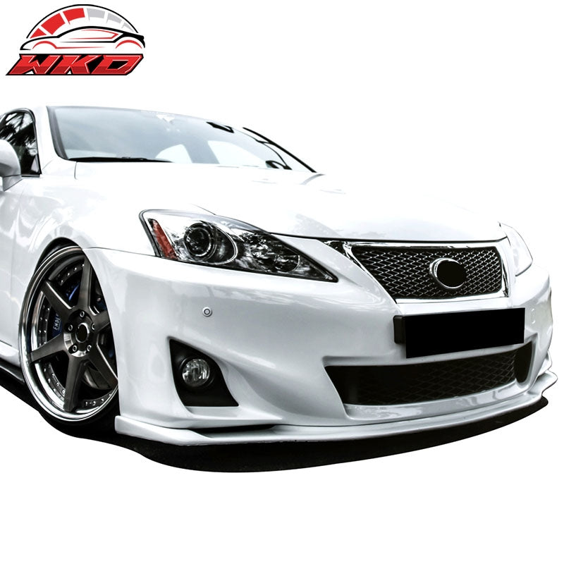 Fits 11-13 Lexus IS250 IS350 JDM Style Front Bumper Lip Spoiler Chin Splitter PP