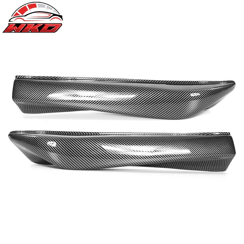Fits 06-13 Lexus IS250 IS350 IKON Style Rear Bumper Aprons PP Carbon Fiber Print