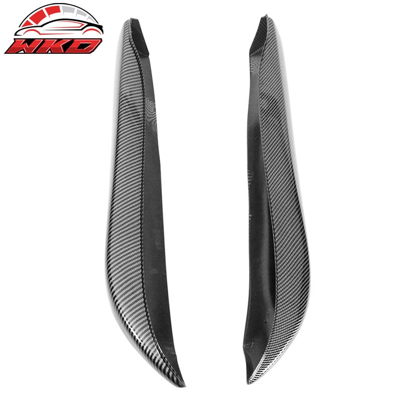 Fits 06-13 Lexus IS250 IS350 IKON Style Rear Bumper Aprons PP Carbon Fiber Print