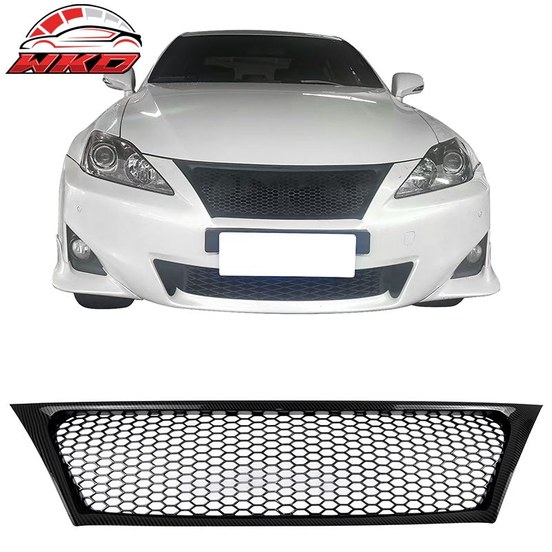 Wholesale 11-13 Lexus IS250 IS350 Sedan Carbon Fiber Print Honeycomb Style Grille ABS