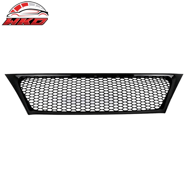 Fits 11-13 Lexus IS250 IS350 Sedan Gloss Black Honeycomb Style Upper Grille ABS