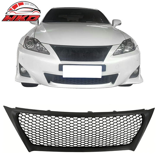 Wholesale 11-13 Lexus IS250 IS350 Sedan Matte Black Honeycomb Style Upper Grille ABS - Wikond Auto