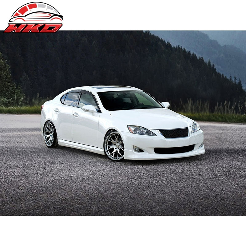 Fits 06-08 Lexus IS250 IS350 VIP Style Front Bumper Lip Spoiler PU Splitter Kit