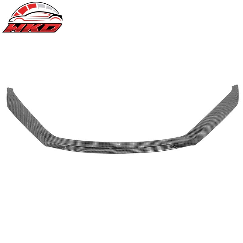 Fits 21-25 Lexus IS300 ABS IKON Front Bumper Lip Carbon Fiber Print Chin Spoiler