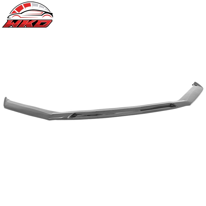 Fits 21-25 Lexus IS300 ABS IKON Front Bumper Lip Carbon Fiber Print Chin Spoiler