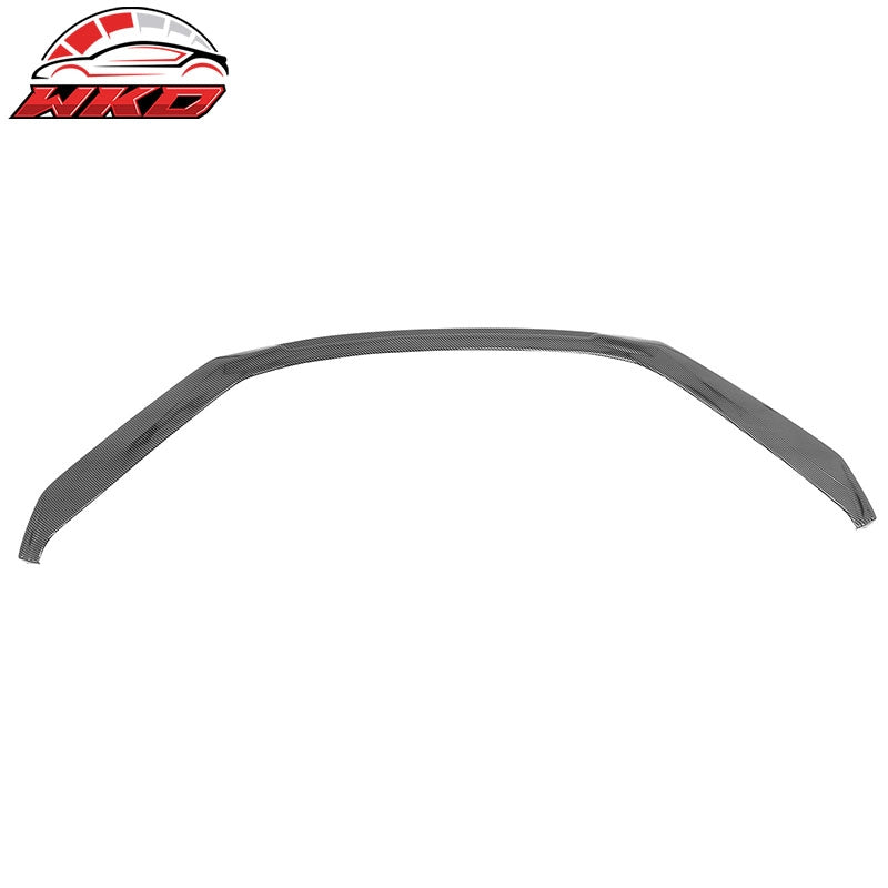 Fits 21-25 Lexus IS300 ABS IKON Front Bumper Lip Carbon Fiber Print Chin Spoiler