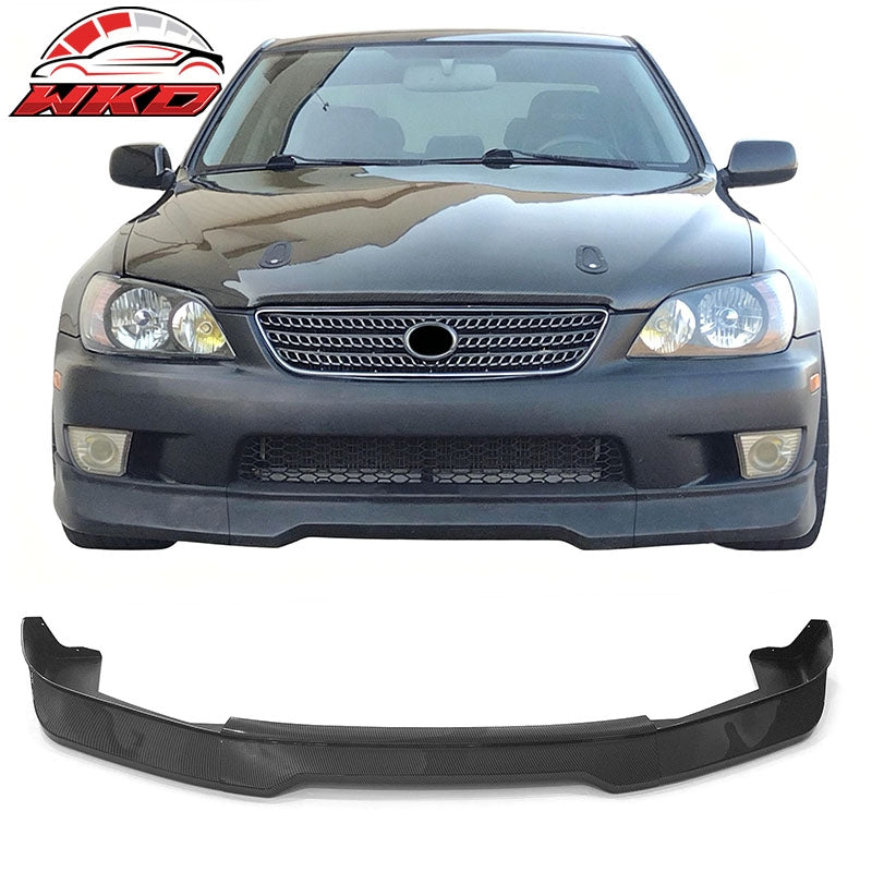 Wholesale 01-05 Lexus IS300 GR Style Front Bumper Lip Carbon Fiber Print PP 3PCS Set