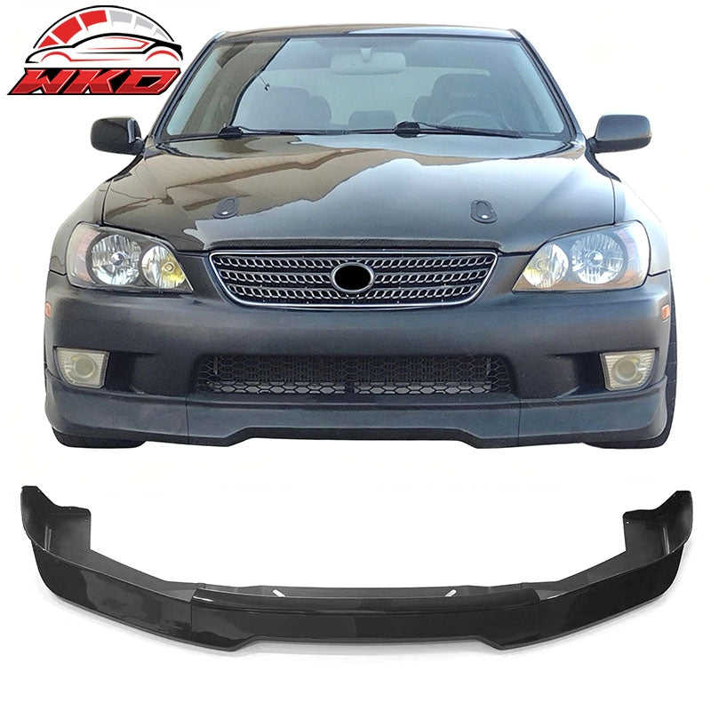 Wholesale 01-05 Lexus IS300 GR Style Front Bumper Lip Spoiler Gloss Black PP 3PCS Set