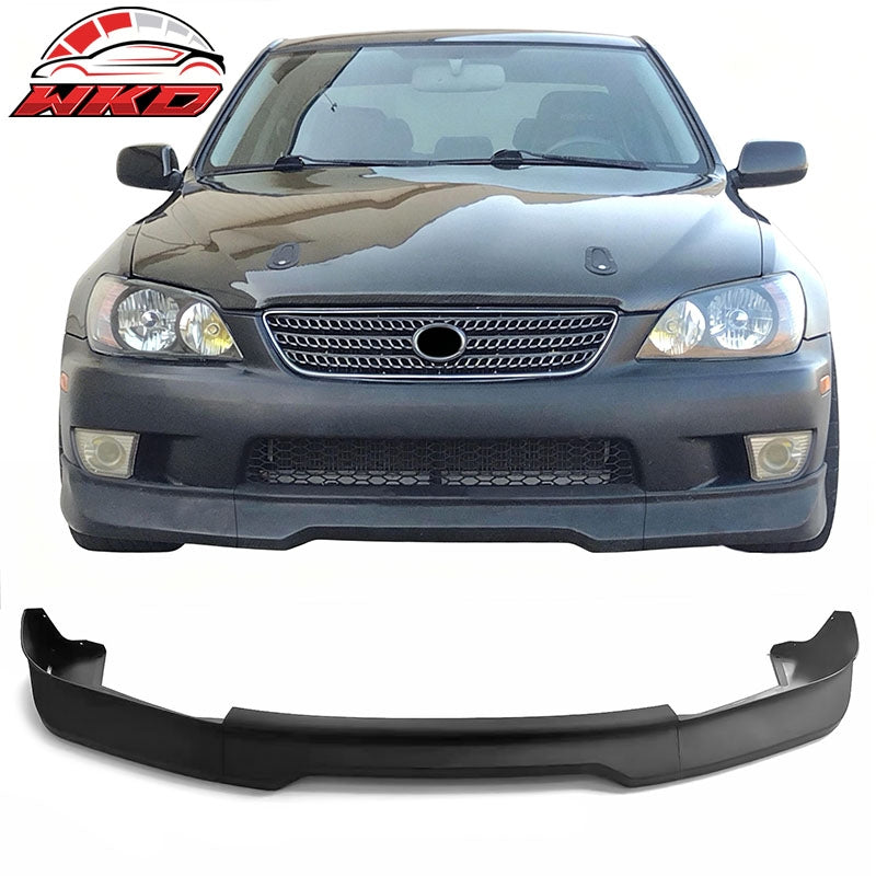 Wholesale 01-05 Lexus IS300 GR Style Front Bumper Lip Spoiler Matte Black PP 3PCS Set