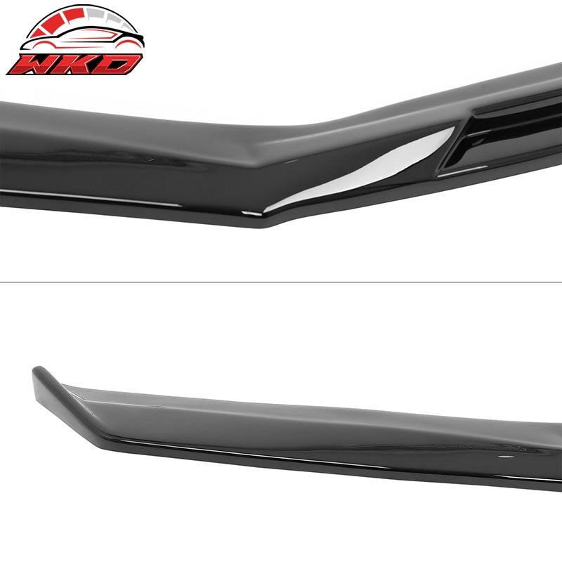Fits 21-25 Lexus IS300 IKON Front Bumper Lip Gloss Black Chin Spoiler Splitter