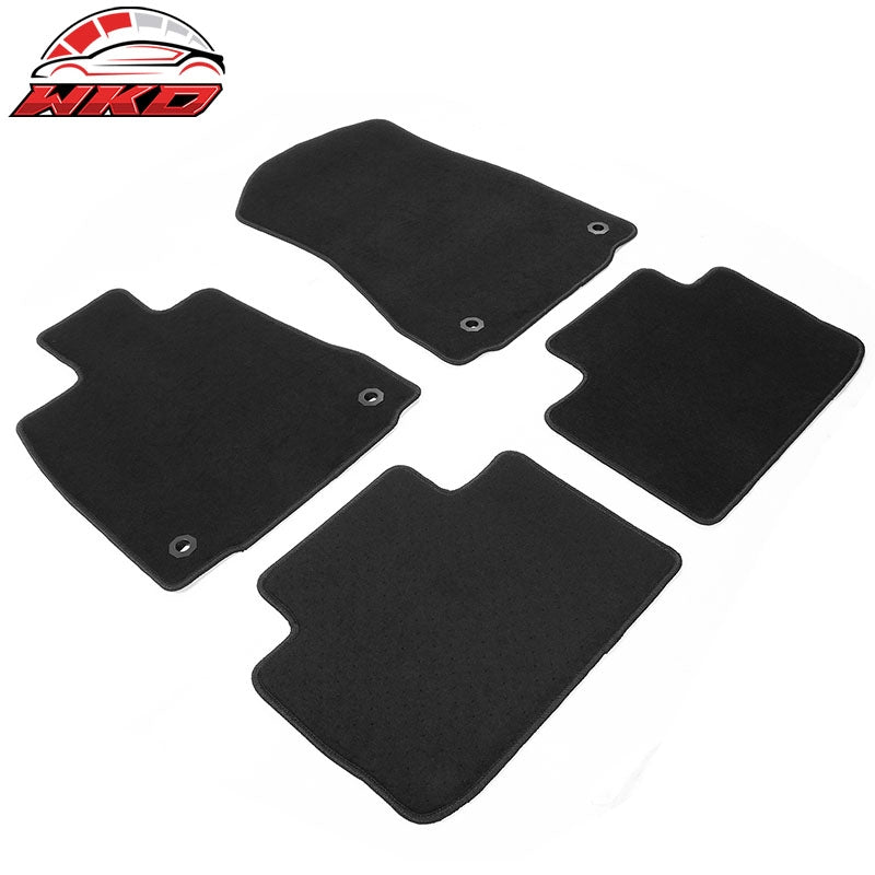 For 14-26 Lexus IS300 IS350 RWD Nylon Floor Mats Liner Black Front Rear Carpet