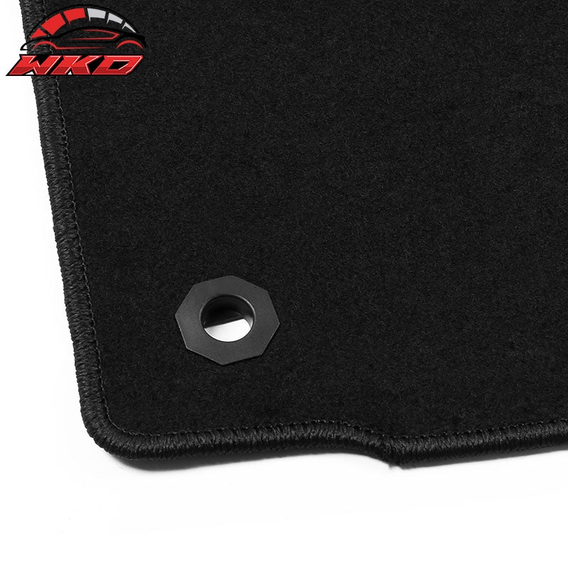 For 14-26 Lexus IS300 IS350 RWD Nylon Floor Mats Liner Black Front Rear Carpet