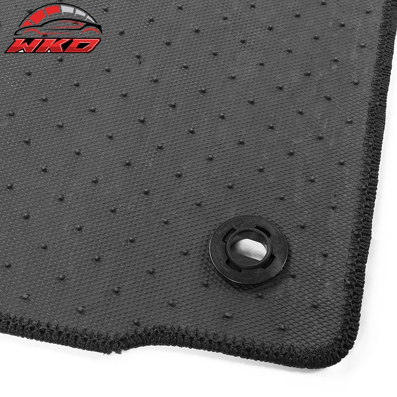 For 14-26 Lexus IS300 IS350 RWD Nylon Floor Mats Liner Black Front Rear Carpet