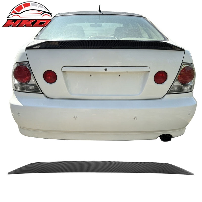 Wholesale 01-05 Lexus IS300 Sedan JDM Duckbill Trunk Spoiler Wing Carbon Fiber Print
