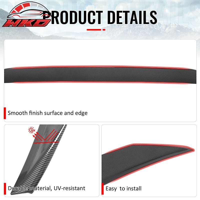 Fits 01-05 Lexus IS300 Sedan JDM Duckbill Trunk Spoiler Wing Carbon Fiber Print
